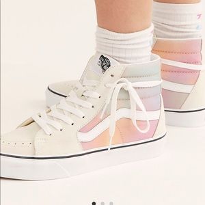 High Top Pastel Tye-Die Vans